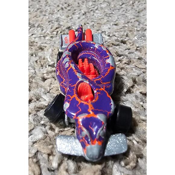 Mattel Hot Wheels Cobra Snake Car 1985 Bent Wheels - Picture 2 of 7